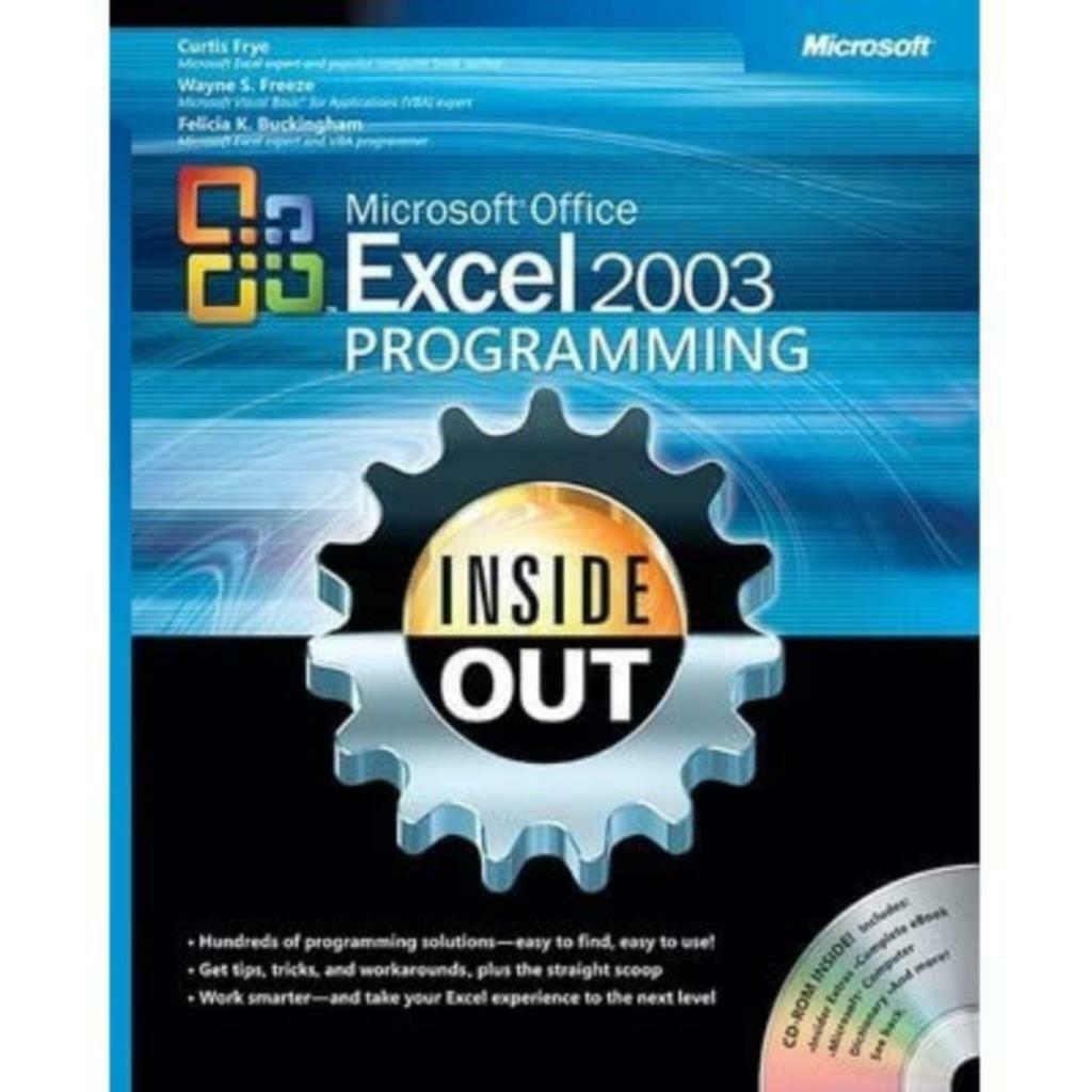 Microsoft Office Excel 2003 Programming Inside Out, Enlèvement ou Envoi, Comme neuf, Curtis Frye e.a.