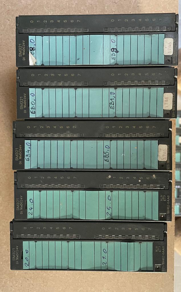plc ingangmodules, uitgangmodules, cpu en complete, Enlèvement ou Envoi, Utilisé
