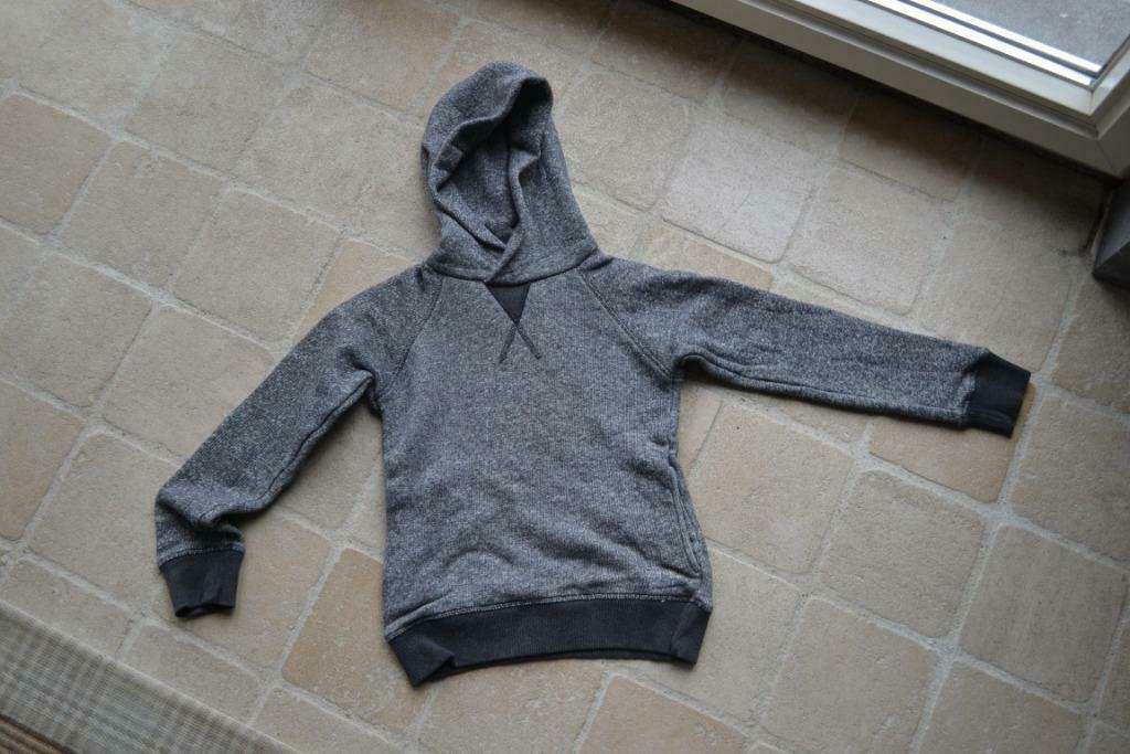 grijs gemeleerde sweater Hilde & Co 5-6j, Ophalen of Verzenden, Gebruikt, Jongen, Trui of Vest