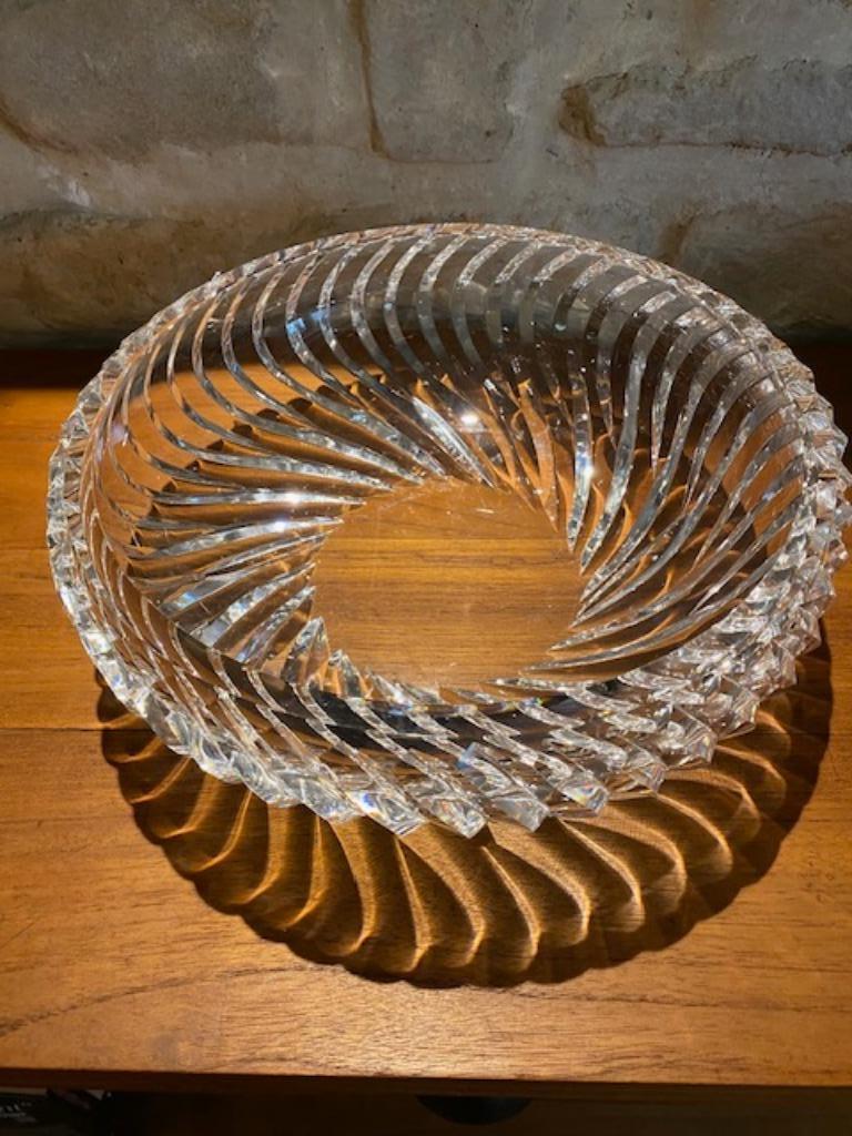 Schaal Val St Lambert jaren 80, Antiek en Kunst, Antiek | Glaswerk en Kristal, Ophalen of Verzenden