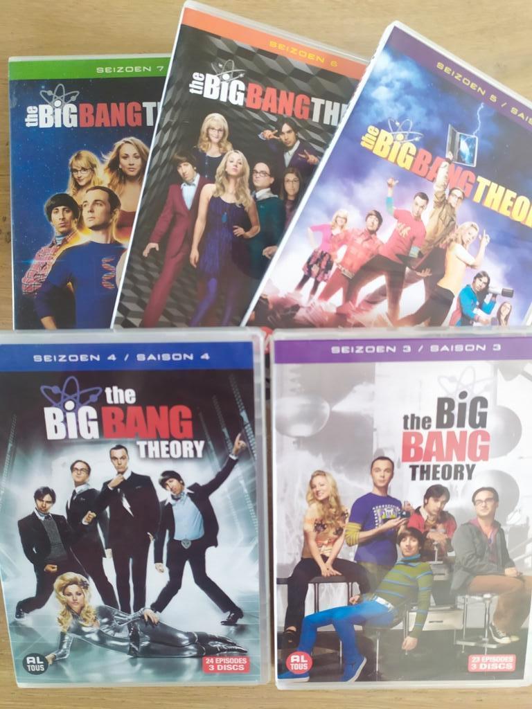De Bing Bang theory 5 seizoenen (3 4 5 6 7) TBE, Vanaf 12 jaar, Ophalen of Verzenden, Zo goed als nieuw, Komedie