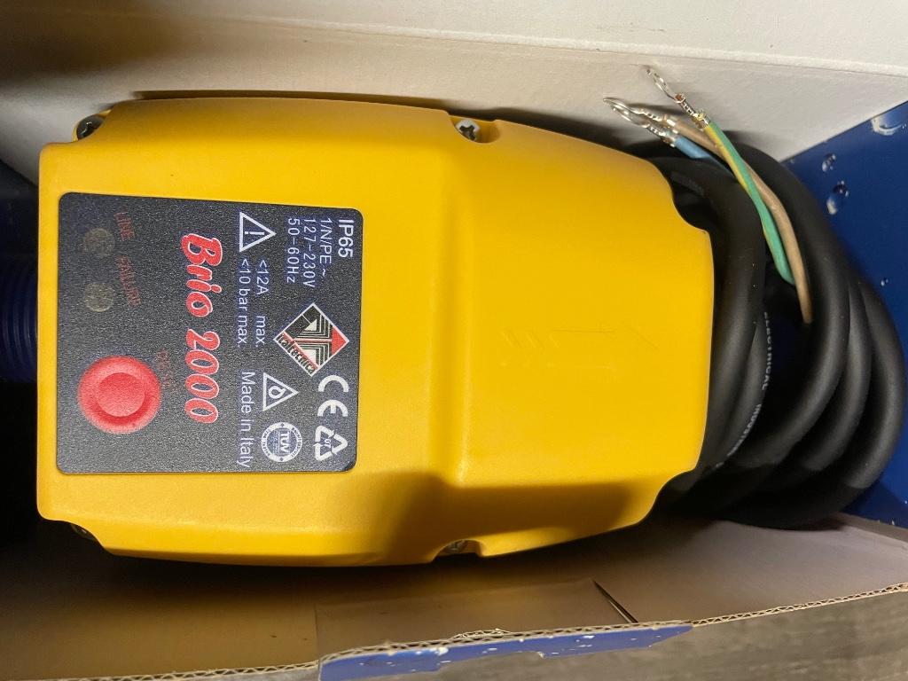 Brio 2000 drukregelaar, Ophalen, Nieuw