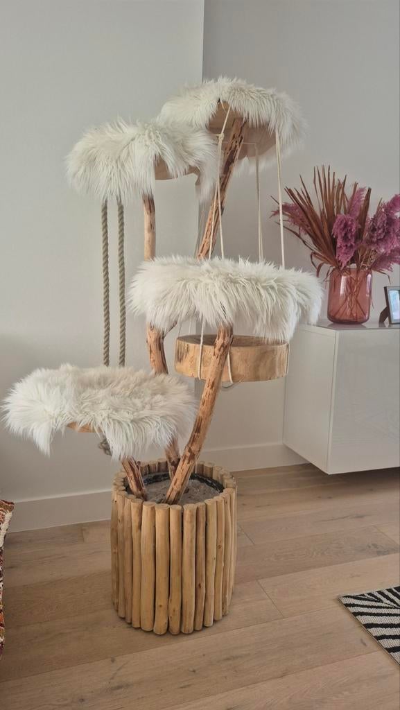 Moderne krabpaal, Dieren en Toebehoren, Krabmeubelen, Ophalen, Krabpaal