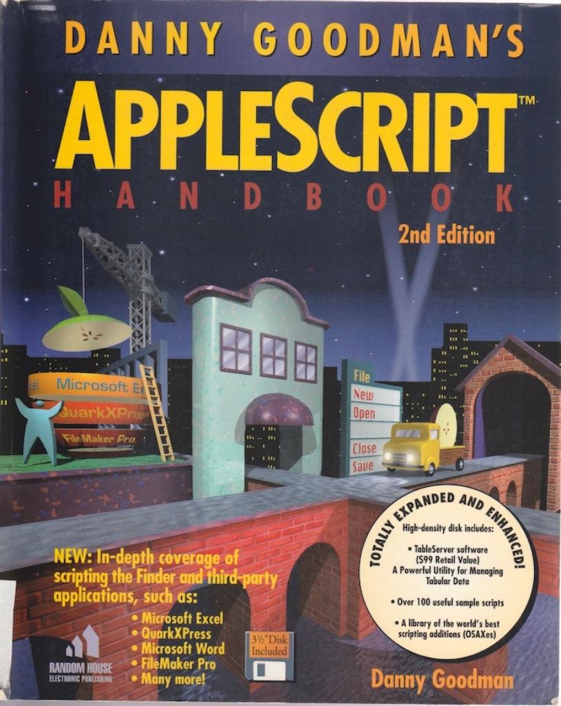 Danny Goodman's Applescript Handbook, Boeken, Informatica en Computer, Zo goed als nieuw, Software, Ophalen of Verzenden