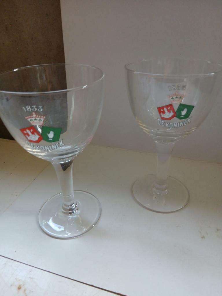 Oude de koninck glazen, Verzamelen, Ophalen of Verzenden, Zo goed als nieuw, De Koninck