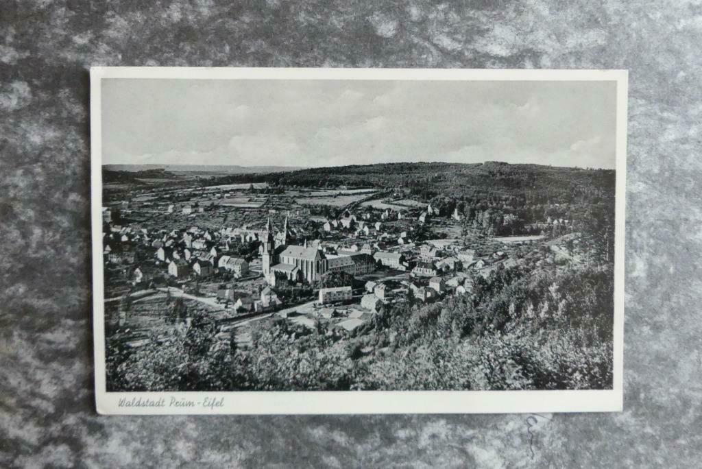 Postkaart 24/8/1957 Waldstadt Prüm, Eifel, Duitsland, Verzamelen, Ophalen of Verzenden, 1940 tot 1960, Gelopen, Duitsland