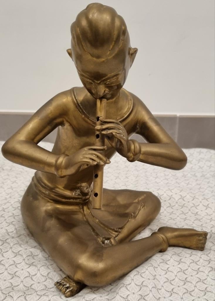 Joueur de flûte orientale vintage, Enlèvement ou Envoi