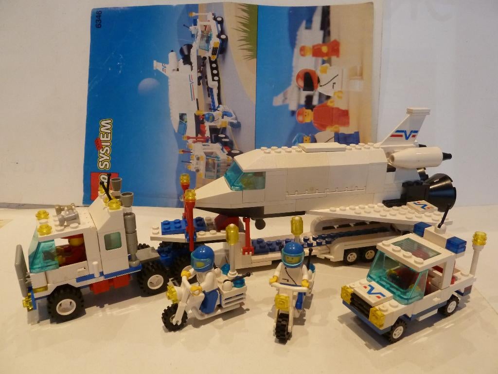 Lego Town Flight 6346 Shuttle Launching Crew, Kinderen en Baby's, Speelgoed | Duplo en Lego, Ophalen of Verzenden, Gebruikt, Complete set