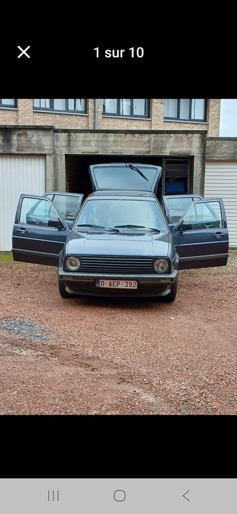 Golf 2 de 1990 direction assistée toit ouvrant attache remor, Auto's, Diesel, Golf, Particulier, Te koop
