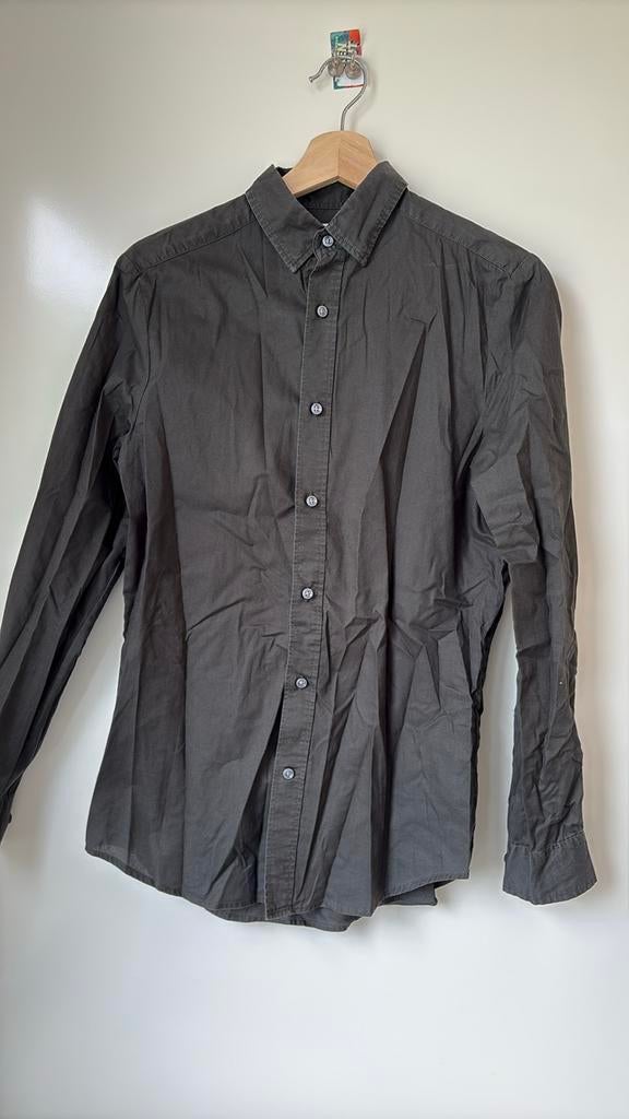 Zwart hemd (xs) (H&M), Kleding | Heren, Overhemden, Ophalen of Verzenden, Gedragen, Zwart, H&M