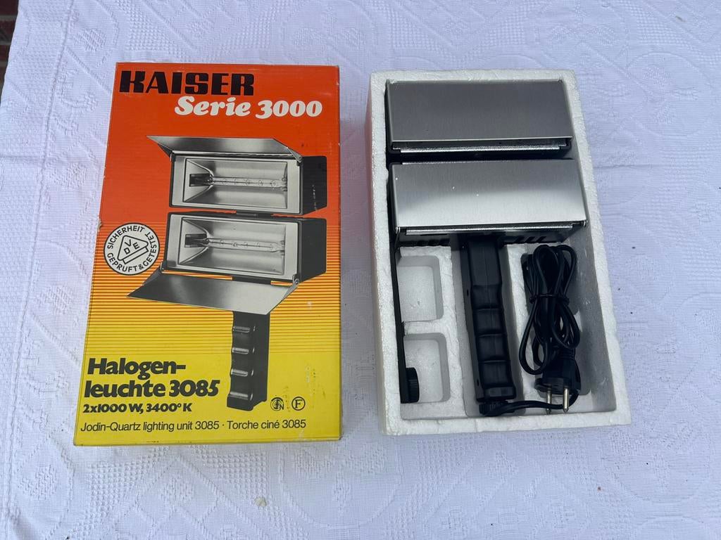 Lampe halogène double Kaiser 3085 2 x 1000 watts, Enlèvement ou Envoi, Comme neuf, Ampoule halogène