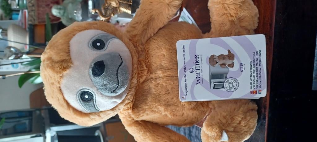 Warmie magnetronknuffel, Ophalen