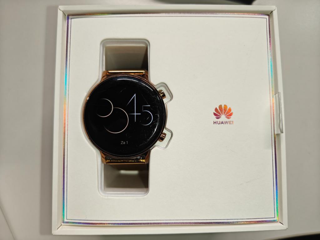 Huawei GT2 refined gold, Bijoux, Sacs & Beauté, Montres connectées, Utilisé, Android, Rose, Enlèvement ou Envoi