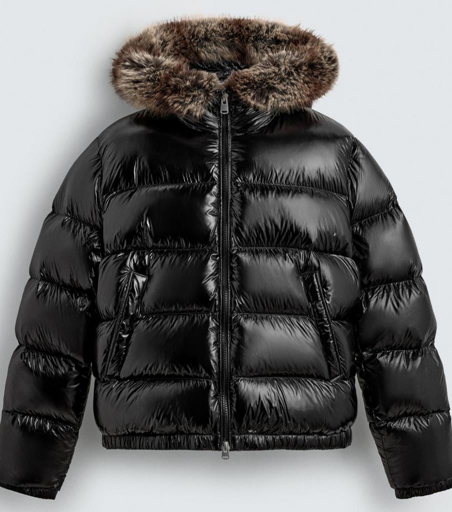 Zara XL donsjack NIEUWE veren, Kleding | Heren, Ophalen of Verzenden, Zwart