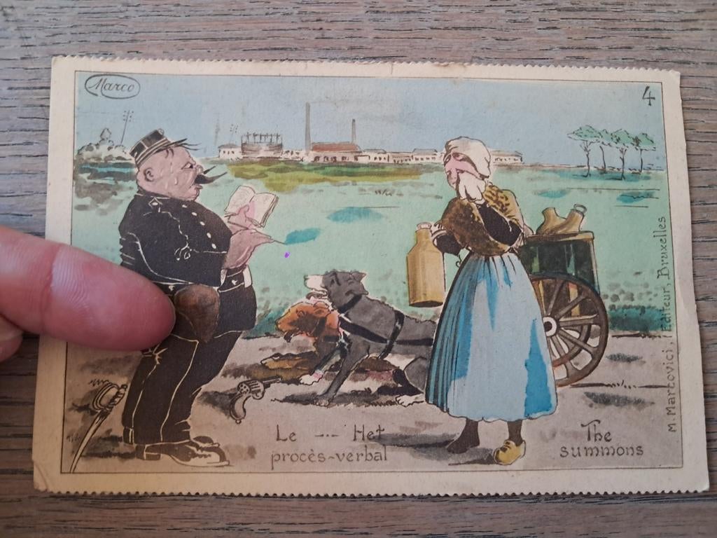 Pack non décrit avec chariot pour chien et gardien de terrai, Enlèvement ou Envoi