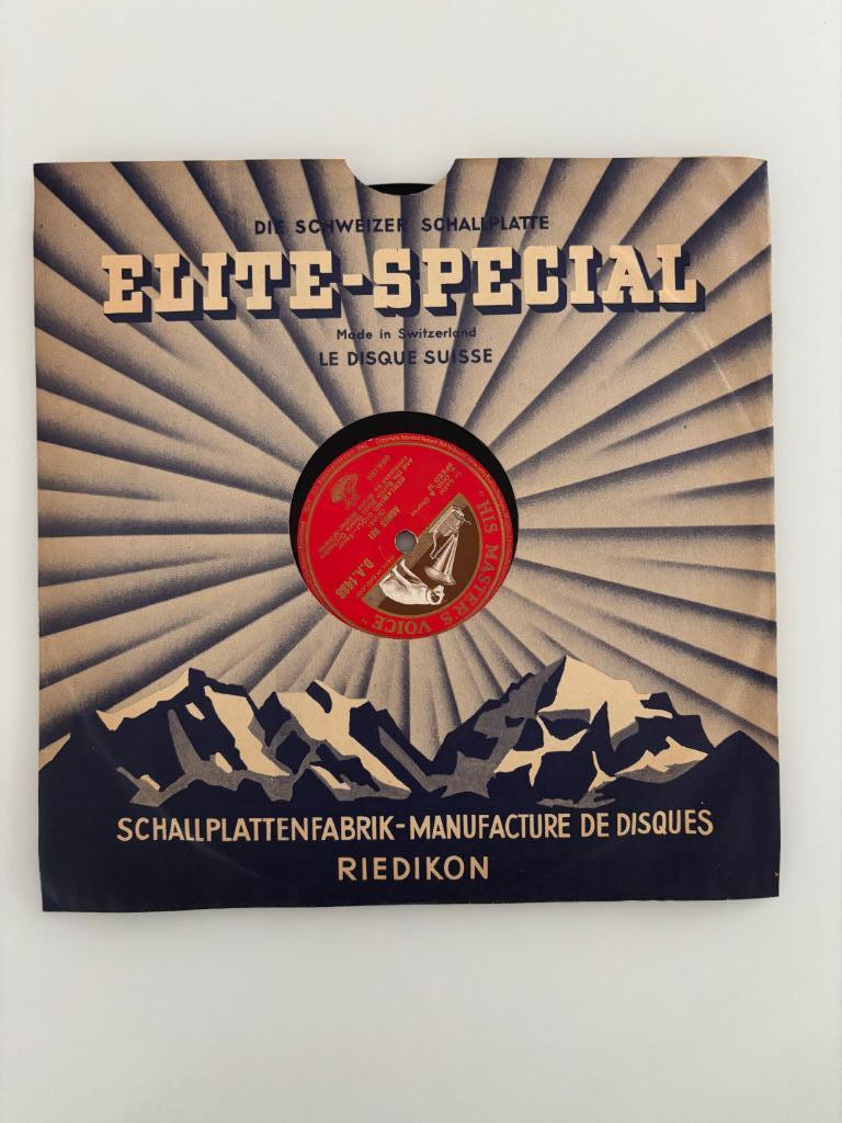 78 RPM  Benjamino Gigli ‎– Ave Maria / Agnus Dei - 1955, Ophalen, 10 inch, Zo goed als nieuw, Orkest of Ballet