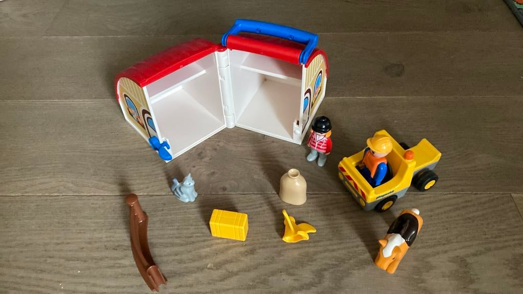 Playmobil meeneem boerderij, Enlèvement, Utilisé, Ensemble complet