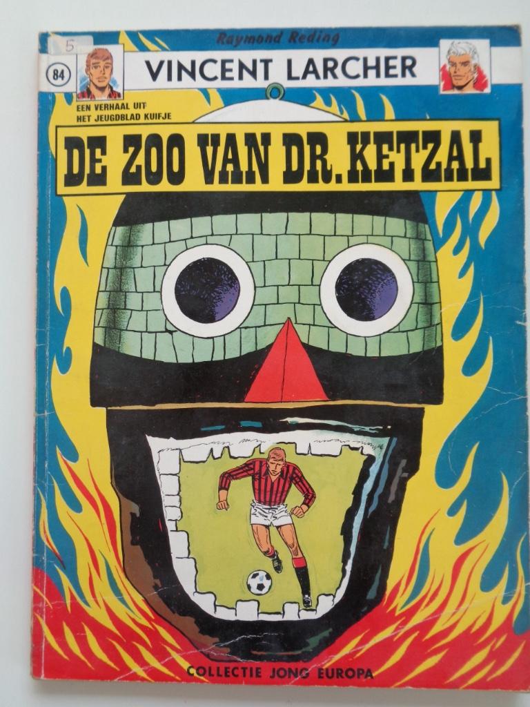 Vincent Larcher - De Zoo v Dr. Ketzal (V5) -1e dr. '73, Livres, Enlèvement ou Envoi