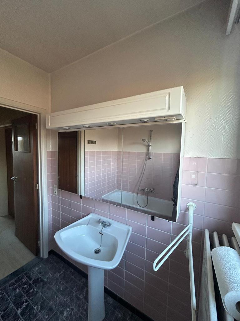 Vintage spiegelkast met verlichting badkameroplossing, Immo