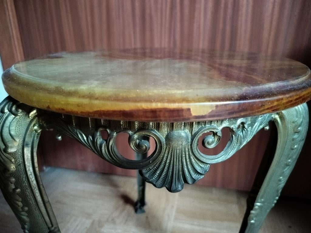Bijzettafel in marmer, Antiek en Kunst, Ophalen