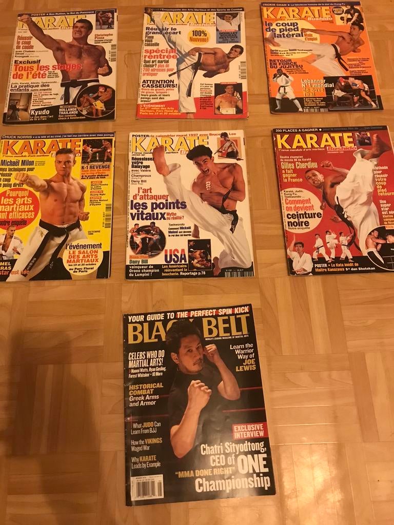 Revues de karaté, Enlèvement ou Envoi, Utilisé, Sport de combat