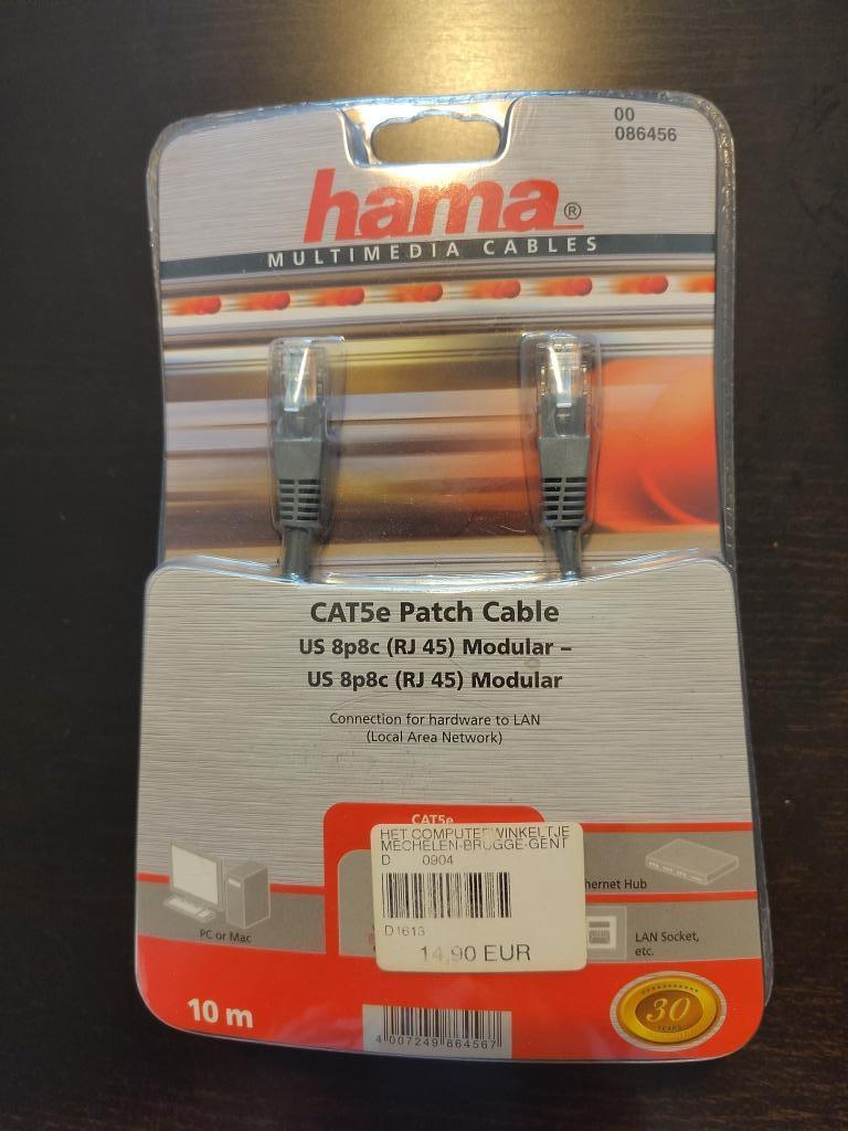 patch-kabel CAT 5e, Ophalen of Verzenden, Nieuw