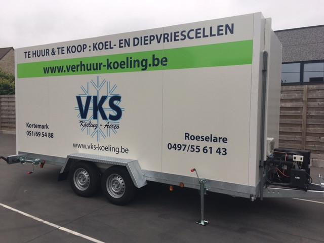 Verhuur en verkoop van koelcel en vriescel, Ophalen