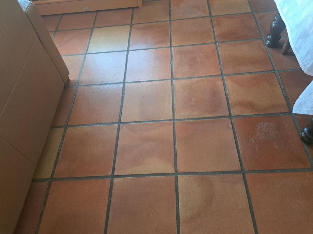Goed onderhouden en behandeldeTerracotta vloertegels 30x30cm, Ophalen, Gebruikt, Vloertegels