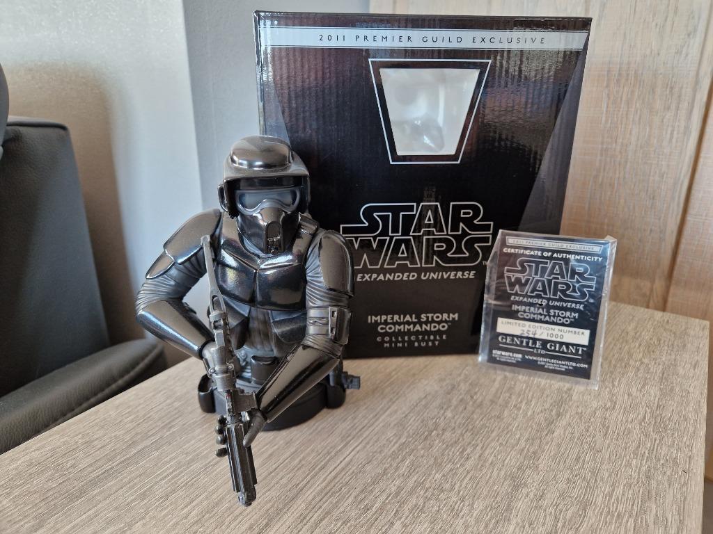 Star Wars Gentle Giant Imperial Storm Commando Buste bust, Collections, Star Wars, Comme neuf, Statue ou Buste, Enlèvement ou Envoi