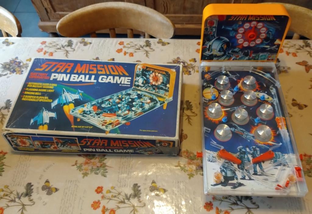 star mission pin ball game durham  +-1978, Ophalen of Verzenden, Gebruikt, Flipperkast