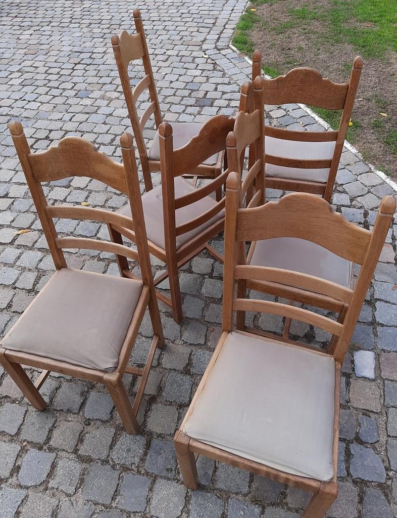 6 antieke stoelen in goede staat, Ophalen