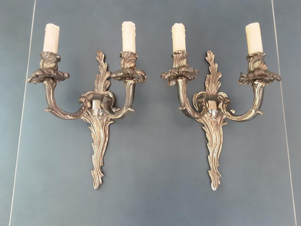 Oude muurverlichting/kandelaars., Ophalen of Verzenden