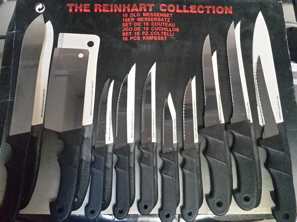 Nieuwe messenset, 10 verschillende, The Reinhart Collection, Enlèvement ou Envoi, Neuf