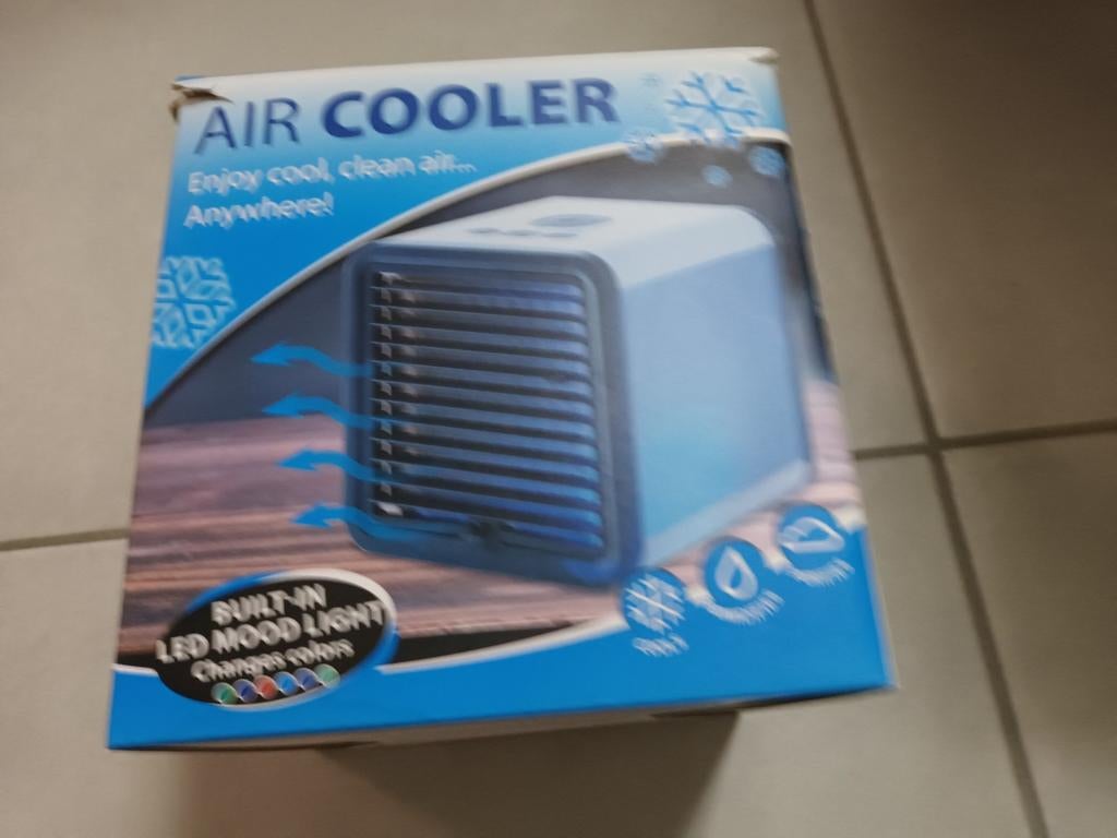 Mini air cooler, Ophalen