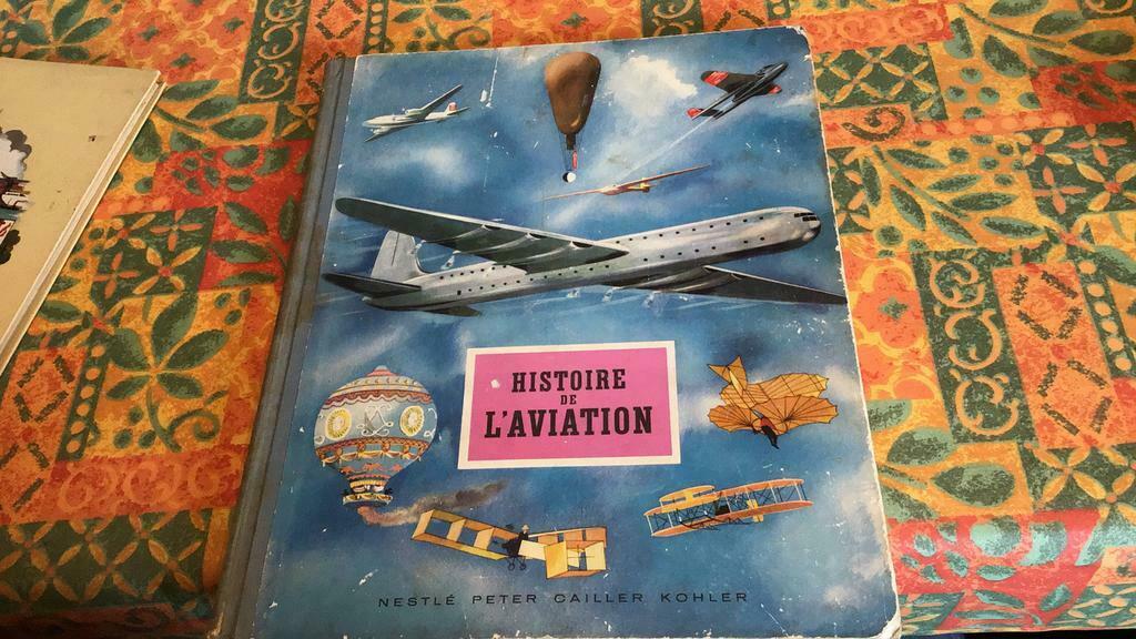 Histoire de l'aviation Nestle (AZ), Enlèvement ou Envoi, Utilisé, Album d'images