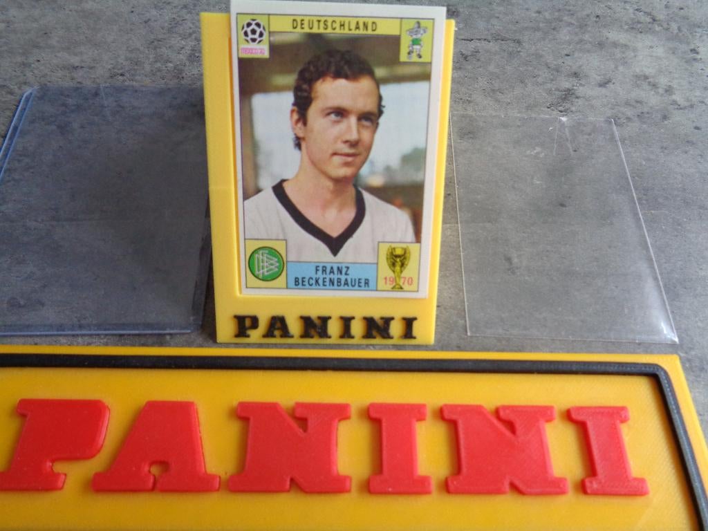 Carte Panini Coupe du monde  foot 1970 Mexique BECKENBAUER, Envoi