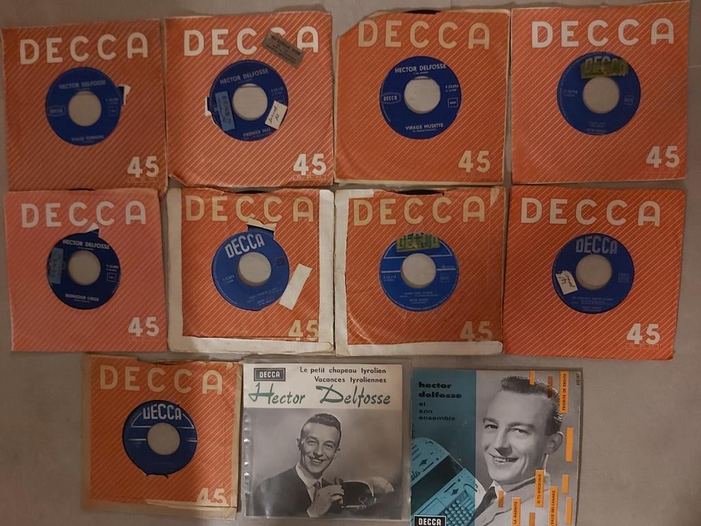 Hector Delfosse  - accordéon, CD & DVD, Vinyles | Autres Vinyles, Enlèvement ou Envoi, Utilisé