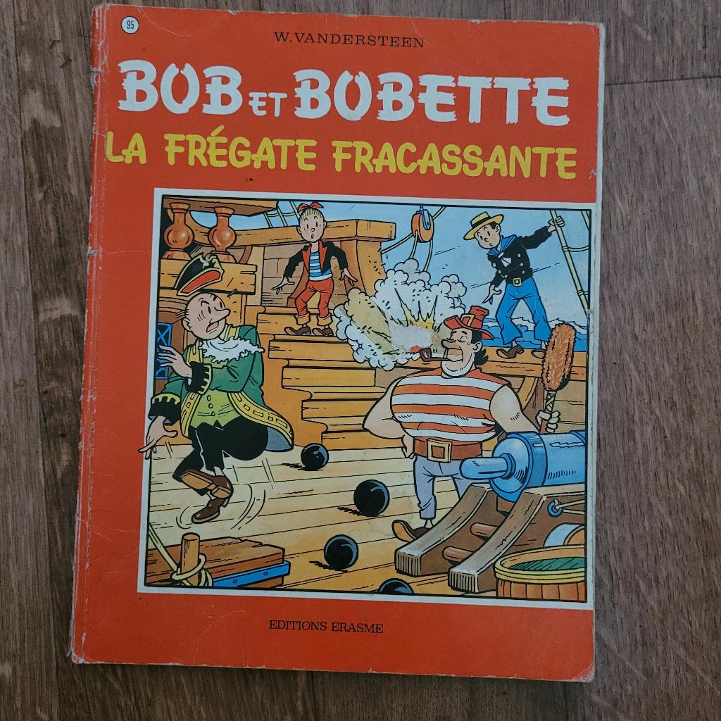Album Bob en Bobette „Het fregat Fracassante”, Gelezen, Willy Vandersteen, Eén stripboek, Ophalen of Verzenden