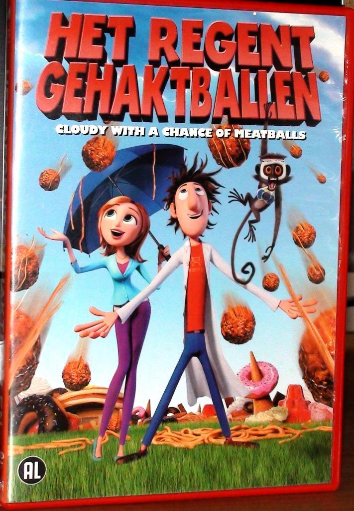 DVD Nuageux avec une chance de boulettes de viande, Enlèvement ou Envoi, Dessin animé