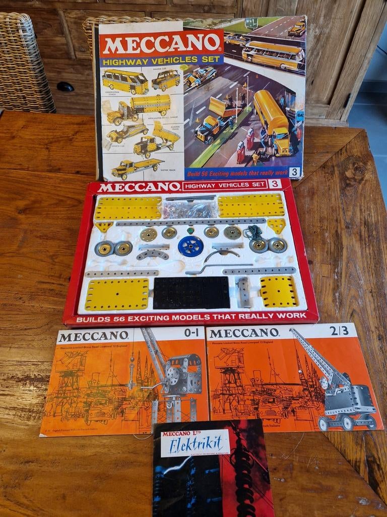 Meccano highway vehicles set, Enlèvement ou Envoi, Utilisé