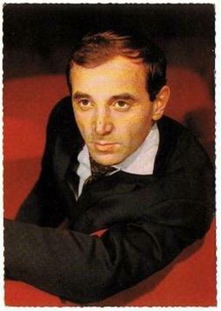 carte postale Charles Aznavour - carte postale (2), Enlèvement ou Envoi, Neuf