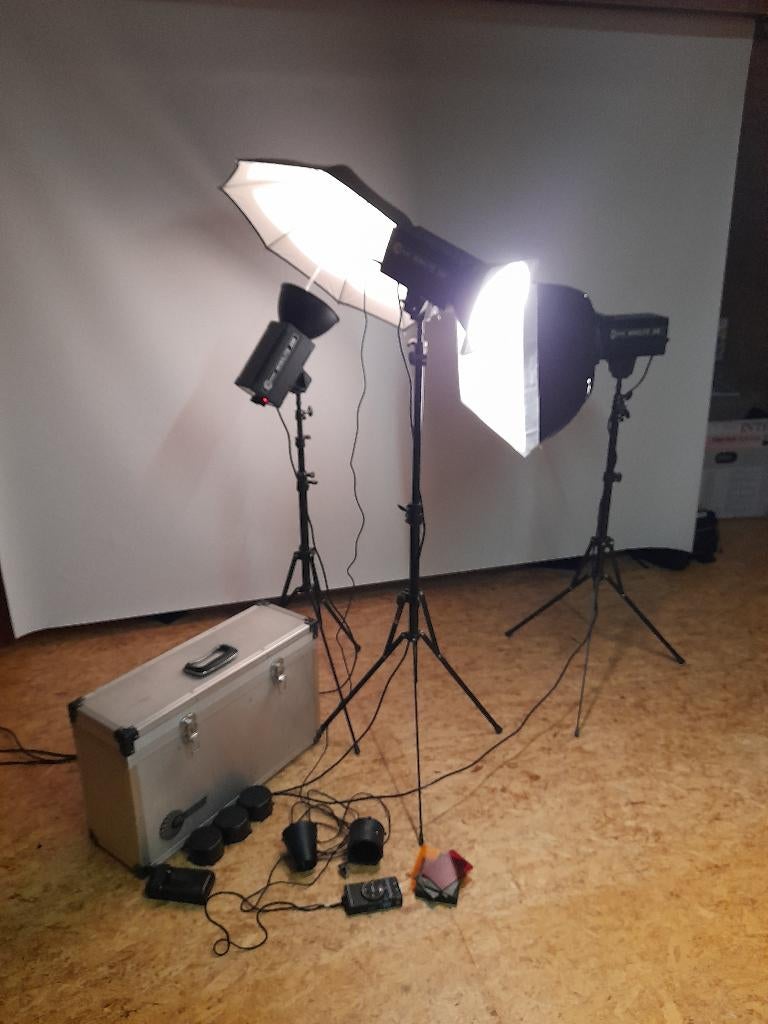 Studioset  Multiblitz Minilite 200, Ophalen, Gebruikt, Lamp of Flitsset