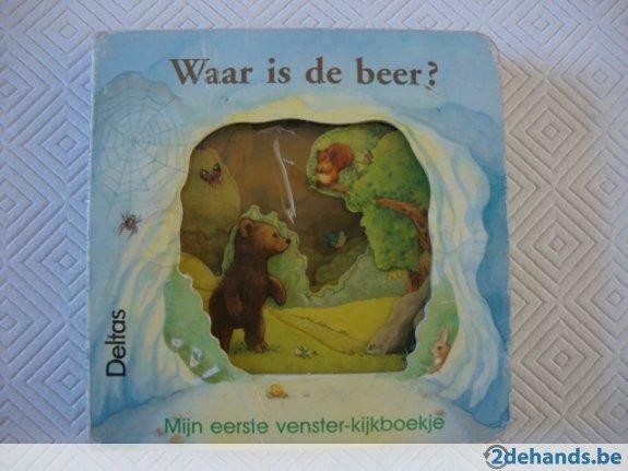"Waar is de beer?" Mijn eerste venster-kijkboekje Deltas, Boeken, Kinderboeken | Baby's en Peuters, Verzenden, Gelezen