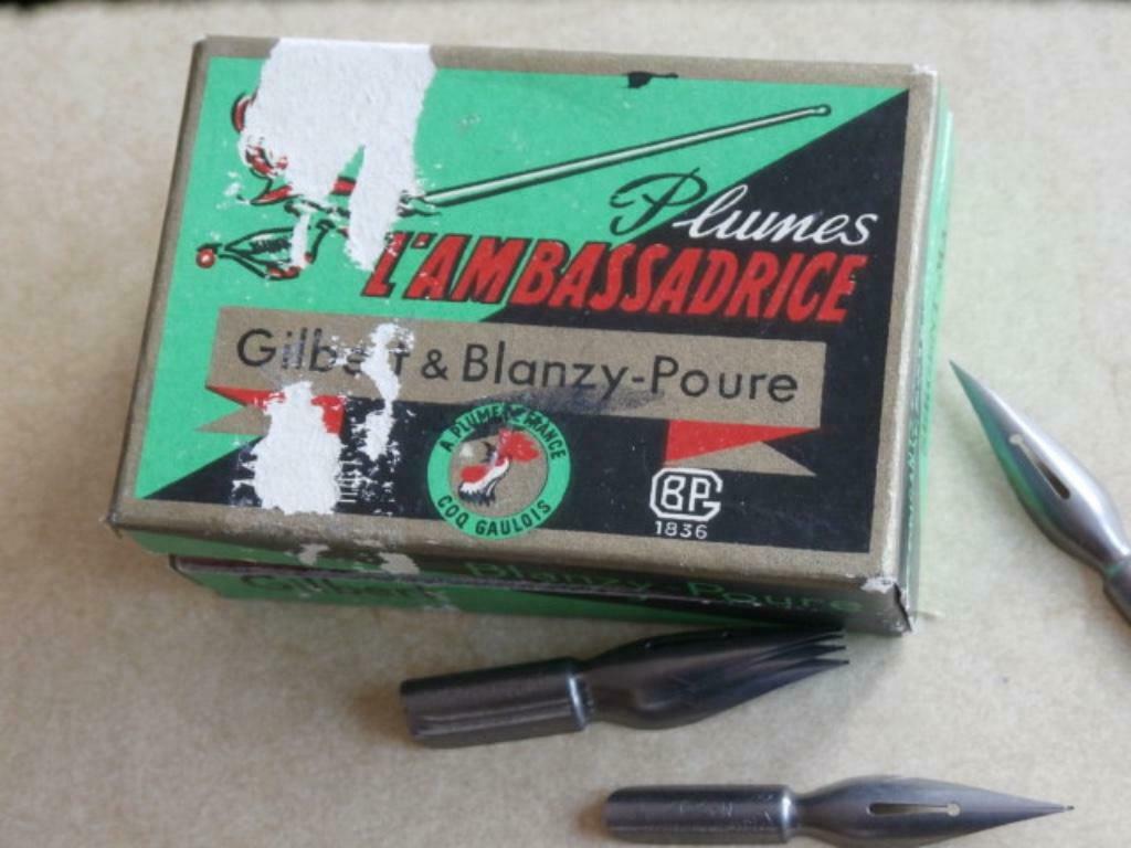 Antieke pennen L'ambassadrice N°707 Gilbert & Blanzy-Poure, Enlèvement ou Envoi, Neuf