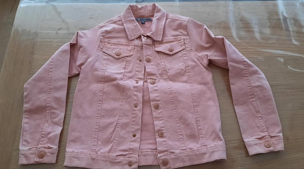 Gilet en jean rose de la marque TFQ collection taille 12 ans, Enlèvement ou Envoi
