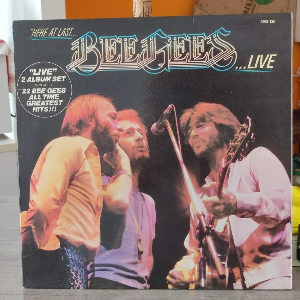 Vintage Bee Gees Live Vinyl Dubbelalbum 33 toeren, Cd's en Dvd's, Verzenden, Zo goed als nieuw