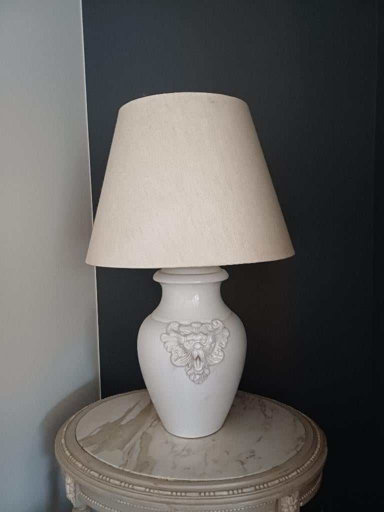 Lampe à poser porcelaine, Maison & Meubles, Lampes | Lampes de table, Enlèvement, Utilisé, Classique, Moins de 50 cm