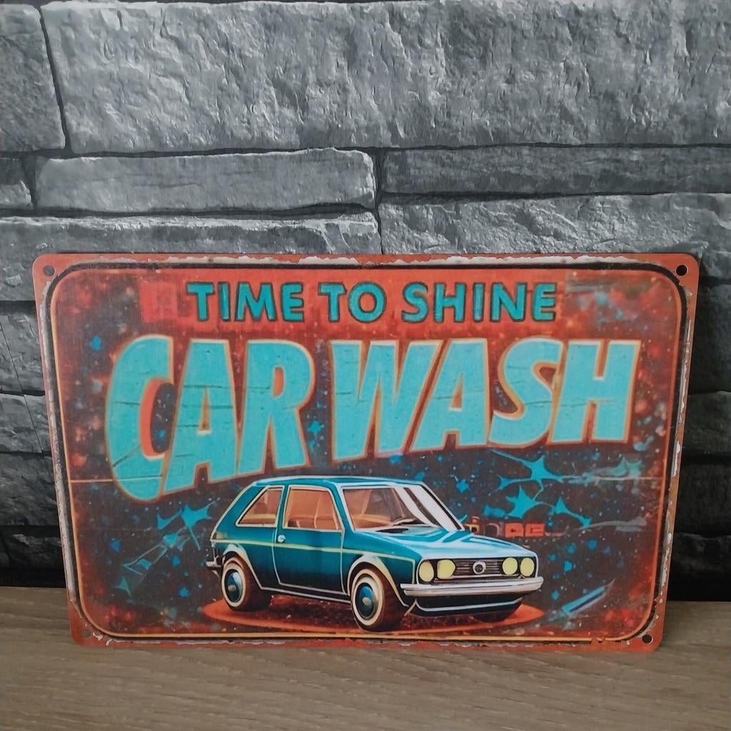 Plaque Décorative métallique vw golf, Enlèvement ou Envoi, Neuf