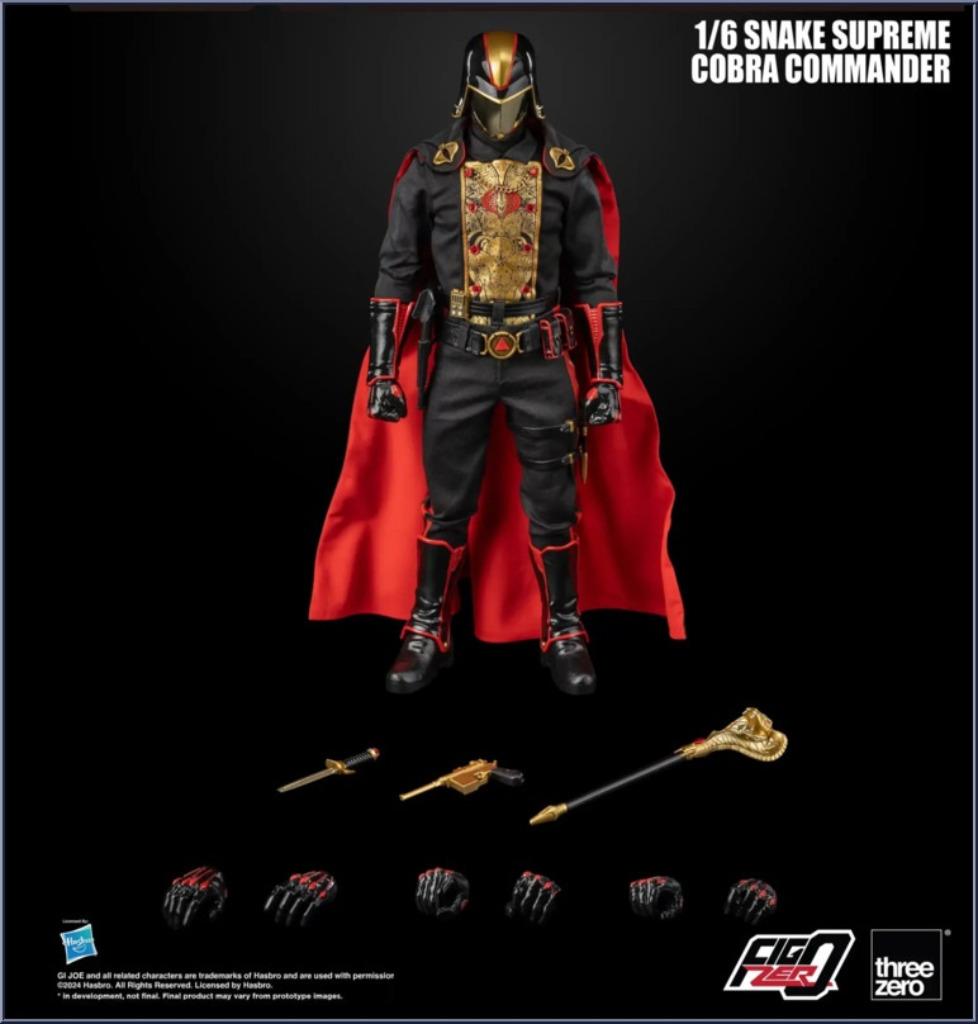 Gi joe Figzero Threezero Supreme Cobra Commander, Verzenden, Nieuw