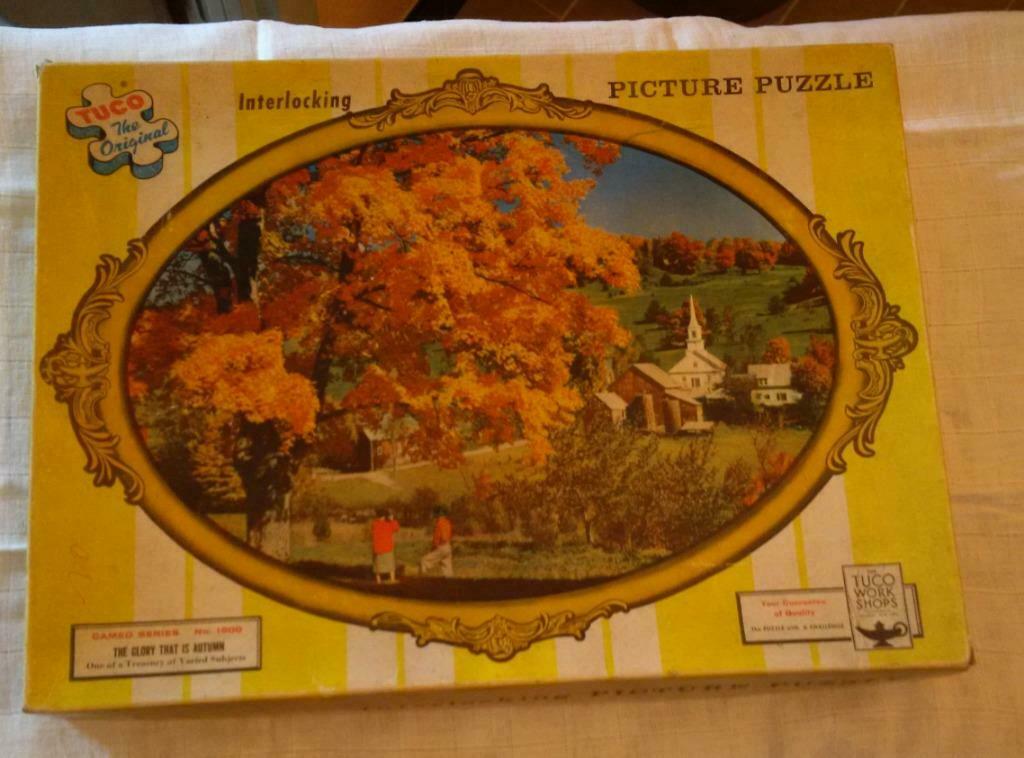 Puzzle de 1000 pièces de 1958, Enlèvement, 500 à 1500 pièces, Utilisé